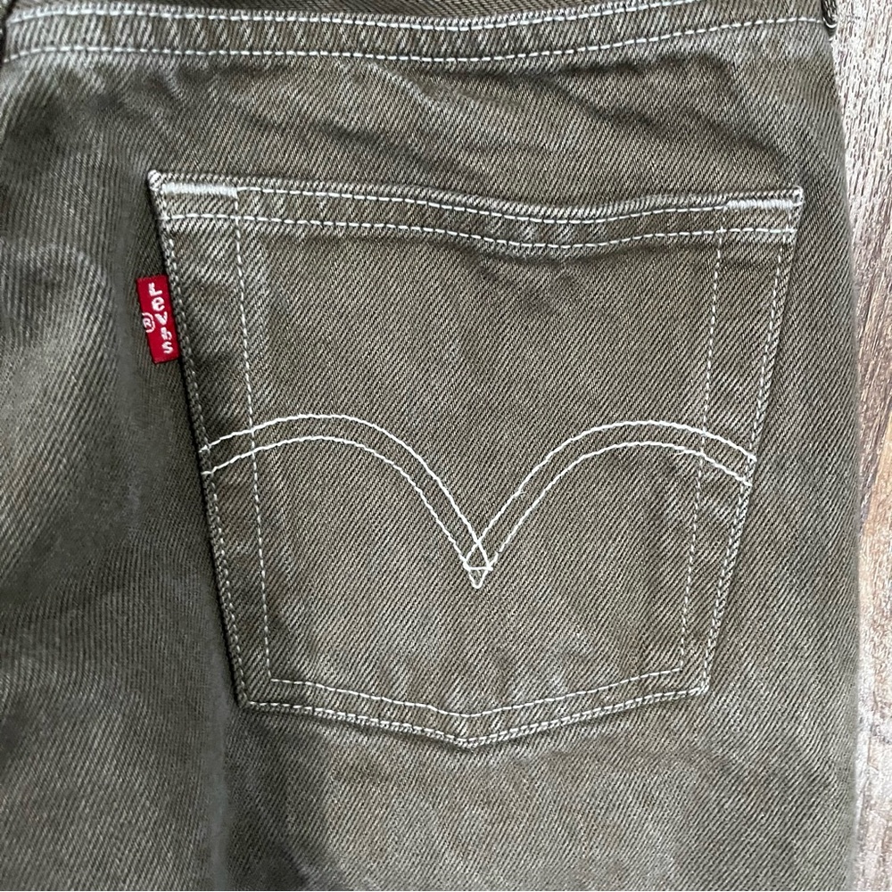 Levi's 501 Men's Jeans 31x30, Brown, Button Fly, Straight Leg, Denim - Picture 8 of 9